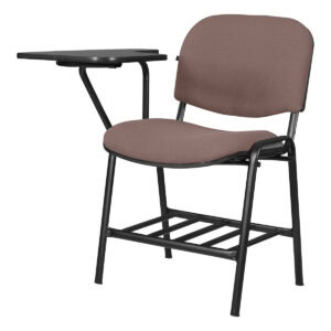 Silla de oficina con escritorio adjunto, ideal para espacios de trabajo y estudio en oficinas modern.