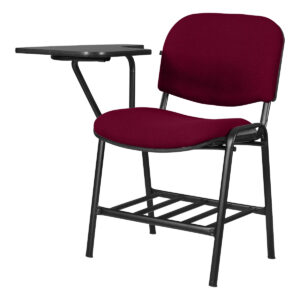 Silla de oficina con escritorio adjunto, ideal para espacios de trabajo y estudio en oficina o en ca.