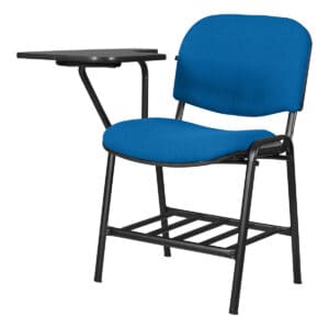 Silla de oficina con escritorio adjunto, ideal para espacios de trabajo y estudio en oficinas modern.