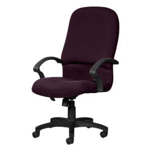 Silla de oficina ergonómica con respaldo alto, ideal para espacios de trabajo y oficina en casa.