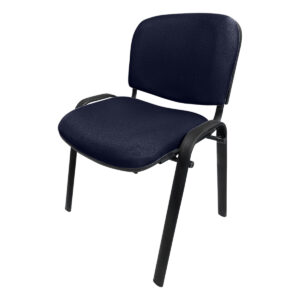 Silla de oficina ergonómica con respaldo y asiento acolchonados, ideal para espacios de trabajo y re.