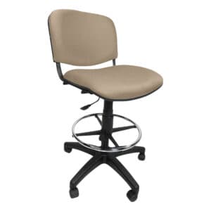 Silla de oficina ergonómica con altura ajustable, ideal para espacios de trabajo y oficina en casa.
