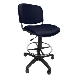 Silla de oficina ergonómica con respaldo y asiento acolchonados, ideal para espacios de trabajo en o.