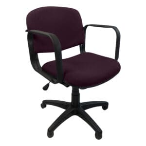 Silla de oficina ergonómica con ruedas y brazos, ideal para espacios de trabajo y oficinas modernas.