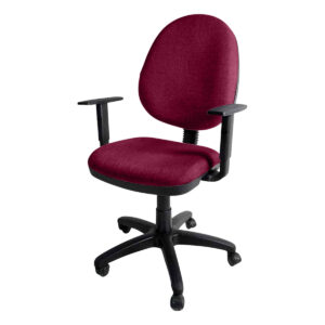 Silla de oficina ergonómica con respaldo acolchado y ruedas para comodidad y movilidad en espacios d.