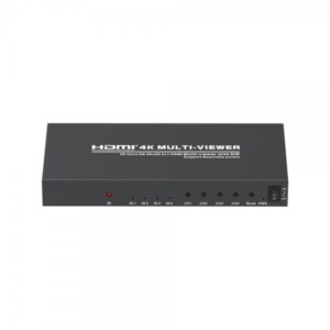 Conmutador HDMI 4K para múltiples dispositivos y pantallas.