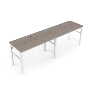 Mesa de oficina moderna y funcional para espacios de trabajo.