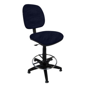 Silla de oficina ergonómica con altura ajustable para trabajo cómodo y eficiente.