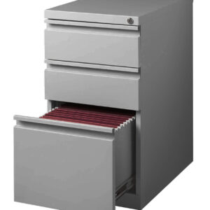 Cajonera metálica para oficina y archivo, ideal para organización y almacenamiento eficiente.