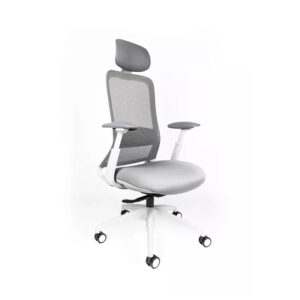 Silla de oficina ergonómica con respaldo ajustable y soporte lumbar para mayor comodidad. Ideal para.