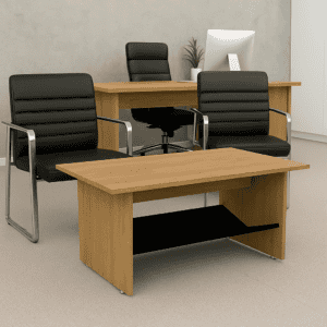 Sillas de oficina ergonómicas y modernas en color negro para ambientes profesionales y confortables.