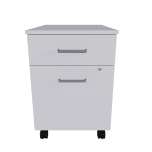 Cajonera móvil con ruedas, ideal para oficina y hogar, almacenamiento compacto y funcional.