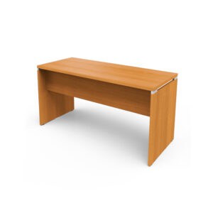 Mesa de oficina de madera, escritorio para trabajo y estudio.