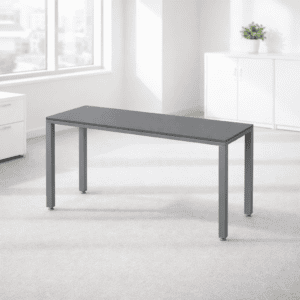 Mesa de oficina moderna y funcional para espacios de trabajo.