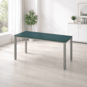 Mesa de oficina moderna y funcional para espacios de trabajo.