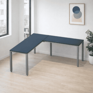 Mesa de oficina ajustable para trabajo y estudio, moderna y funcional.