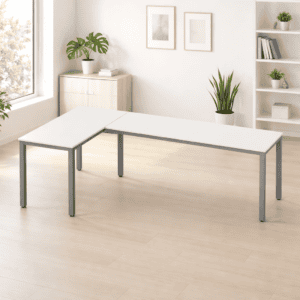 Mesa de oficina moderna y funcional para espacios de trabajo eficientes y elegantes.
