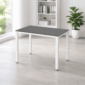 Mesa de oficina moderna y funcional para espacios de trabajo.