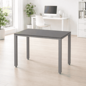 Mesa de oficina moderna y funcional para espacios de trabajo.