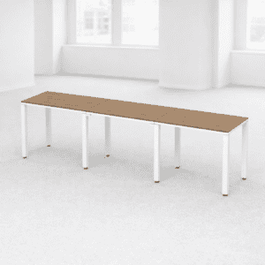 Mesa de oficina moderna y funcional para espacios de trabajo.
