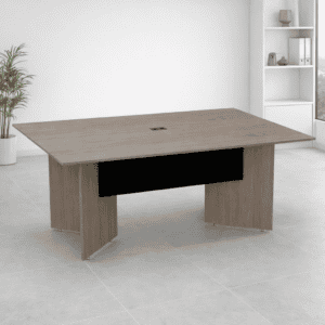 Mesa de oficina moderna y funcional para espacios de trabajo.