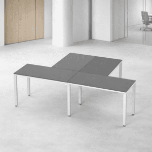 Escritorio en T Billydesk 240x150cm - Oxford-blanco