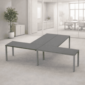 Mesa de oficina modular para espacios de trabajo modernos y funcionales.