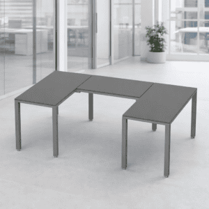Mesa de oficina moderna y funcional para ambientes profesionales.