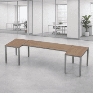 Mesas de oficina modernas y funcionales para espacios laborales eficientes en oficina. Diseño versát.