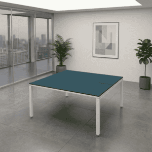 Mesa de ping pong para espacios de trabajo y recreación en oficinas modernas.