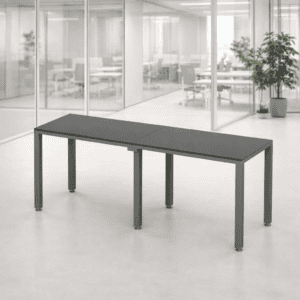 Mesa de oficina moderna y funcional para espacios de trabajo.