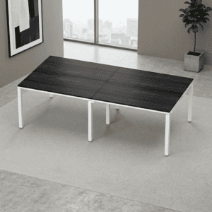 Mesa de oficina moderna y funcional para espacios de trabajo.