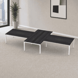 Escritorio en X Billydesk 480x240cm - Anahuac-blanco