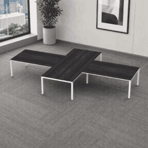 Escritorio en X Billydesk 480x300cm - Anahuac-blanco