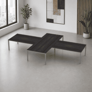 Escritorio en X Billydesk 480x300cm - Anáhuac-oxford
