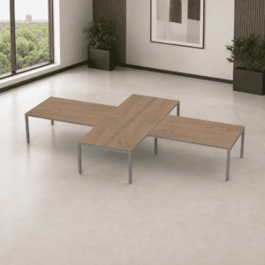 Escritorio en X Billydesk 480x300cm - Monarca-oxford