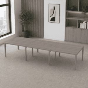 Sala de Juntas 8 personas Billydesk 360x120cm - Ceniza-oxford