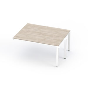 Extensión 150cm Sala de Juntas - Encino-Polar-Blanco