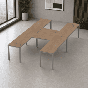 Escritorio en H Billydesk 360x210cm - Monarca-Oxford