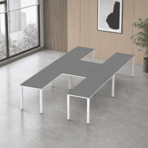 Escritorio en H Billydesk 360x210cm - Oxford-Blanco