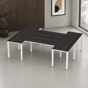 Escritorio en H Billydesk 180x240cm - Anahuac-Blanco