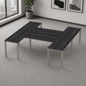 Escritorio en H Billydesk 240x240cm - Anáhuac-Oxford