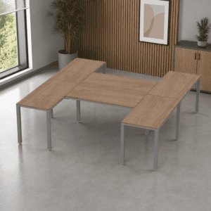 Escritorio en H Billydesk 300x240cm - Monarca-oxford