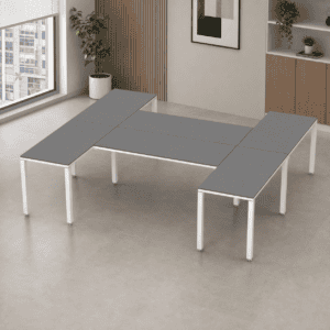 Escritorio en H Billydesk 240x270cm - Oxford-Blanco