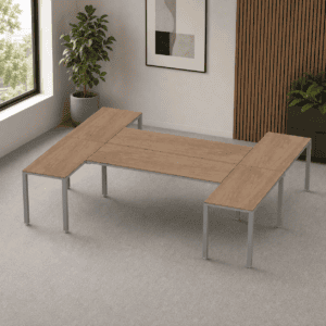Escritorio en H Billydesk 240x300cm - Monarca-Oxford