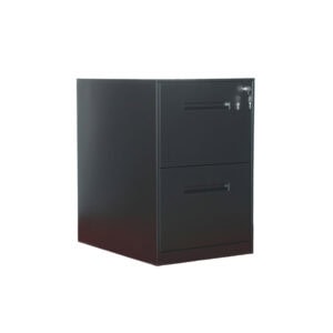 Archivero Vertical 2 Gavetas MC Desarmado (Negro)